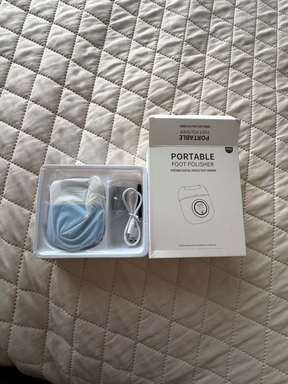 PY02 Portable Digital Display Foot Polisher / Electric Callus Remover